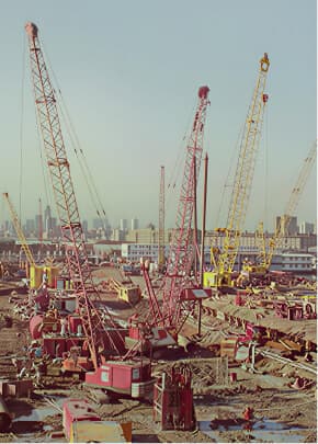 Treetrim and Earthworks site work in 1985
