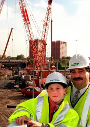 Treetrim and Earthworks site work in 1998